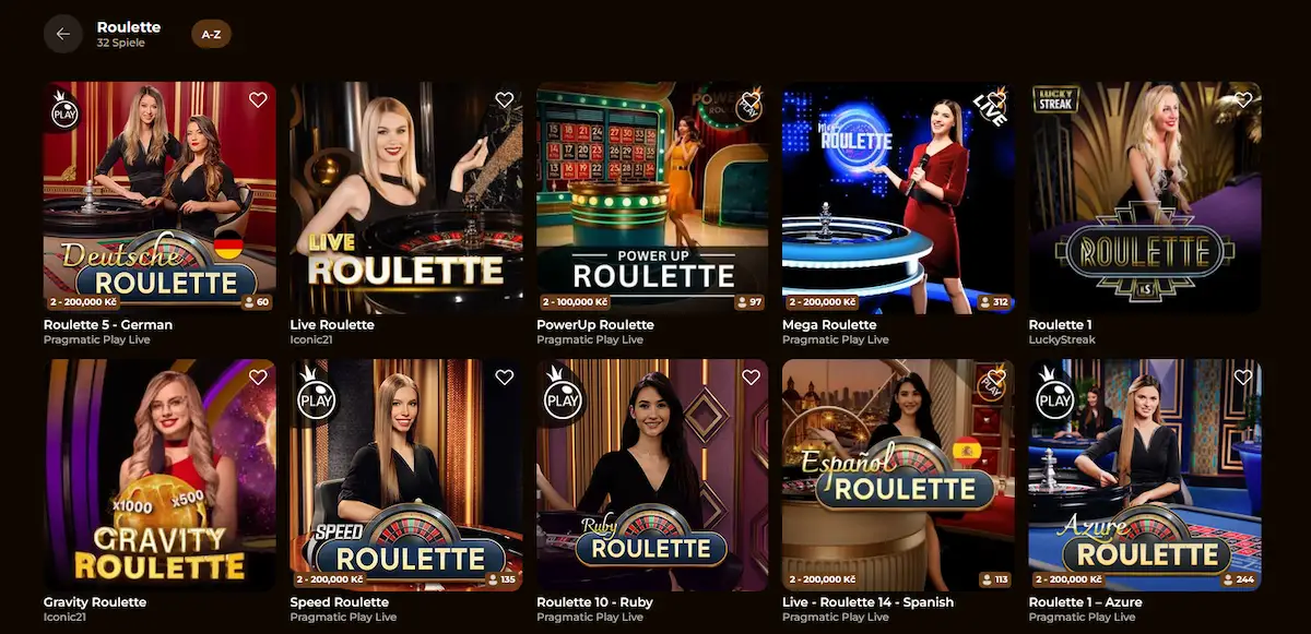 Rolldorado Roulette – Live-Tische mit professionellen Dealern